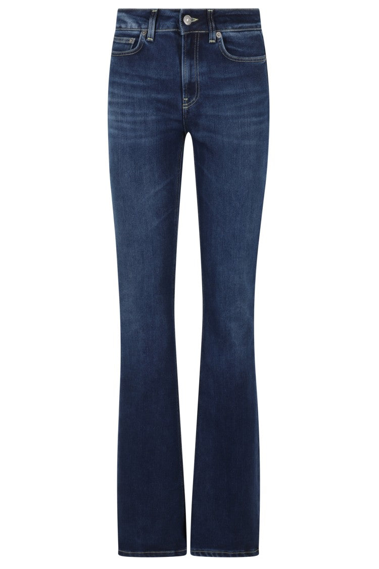 Dondup Medium Rise Flare Jeans