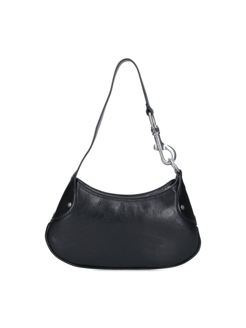 Mulberry Small Black Calf Leather Shoulder Bag