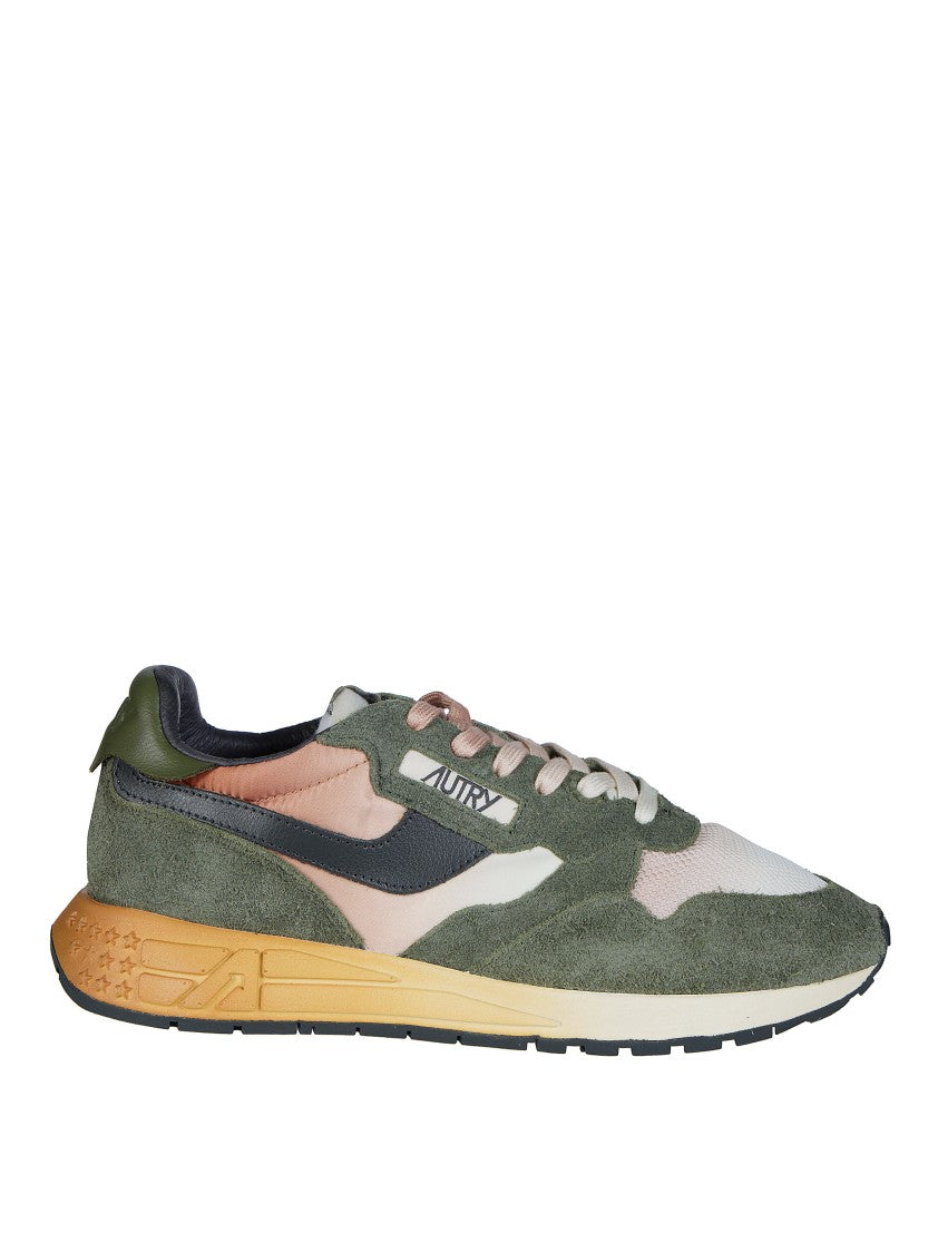Autry Reelwind Low Suede Mesh Sneakers
