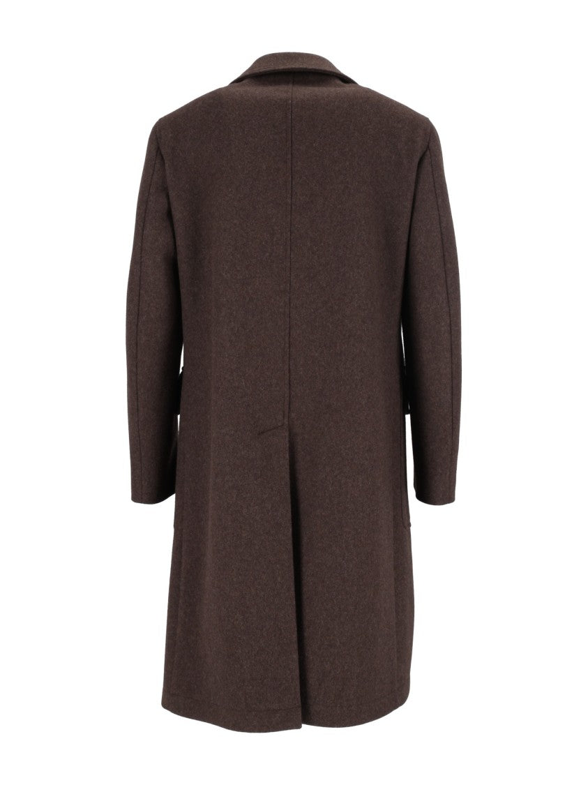 Brando-Lubiam Double-Breasted Structured Lapel Coat