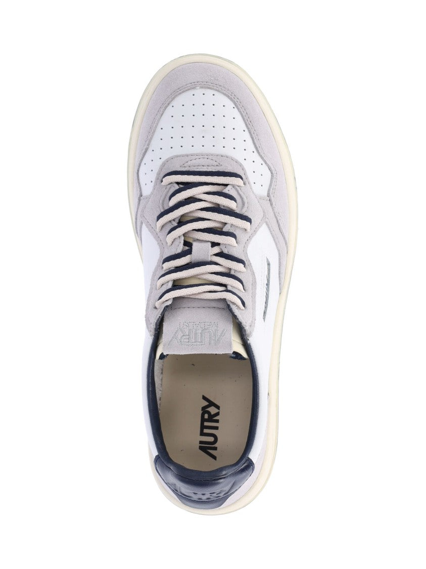 Autry Low-Top Sneakers With Suede And Smooth Paneling