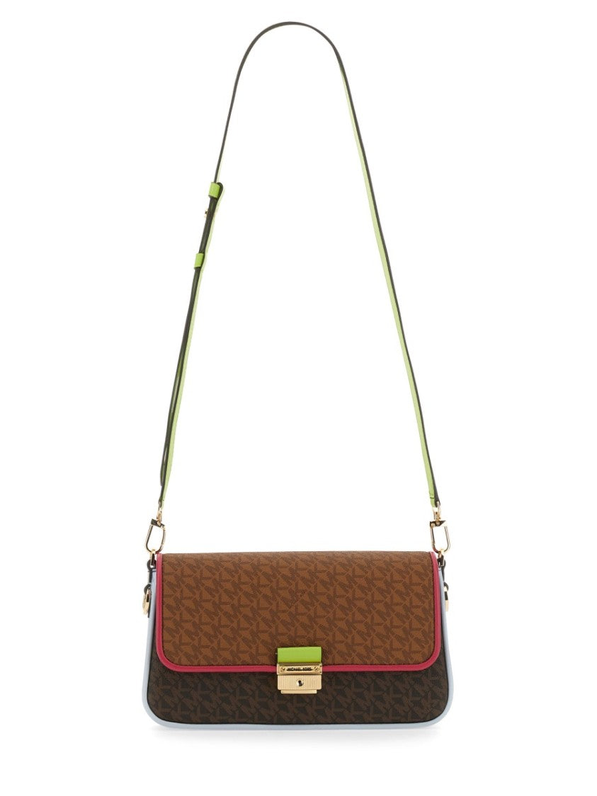 Michael Michael Kors Structured Monogram Shoulder Bag