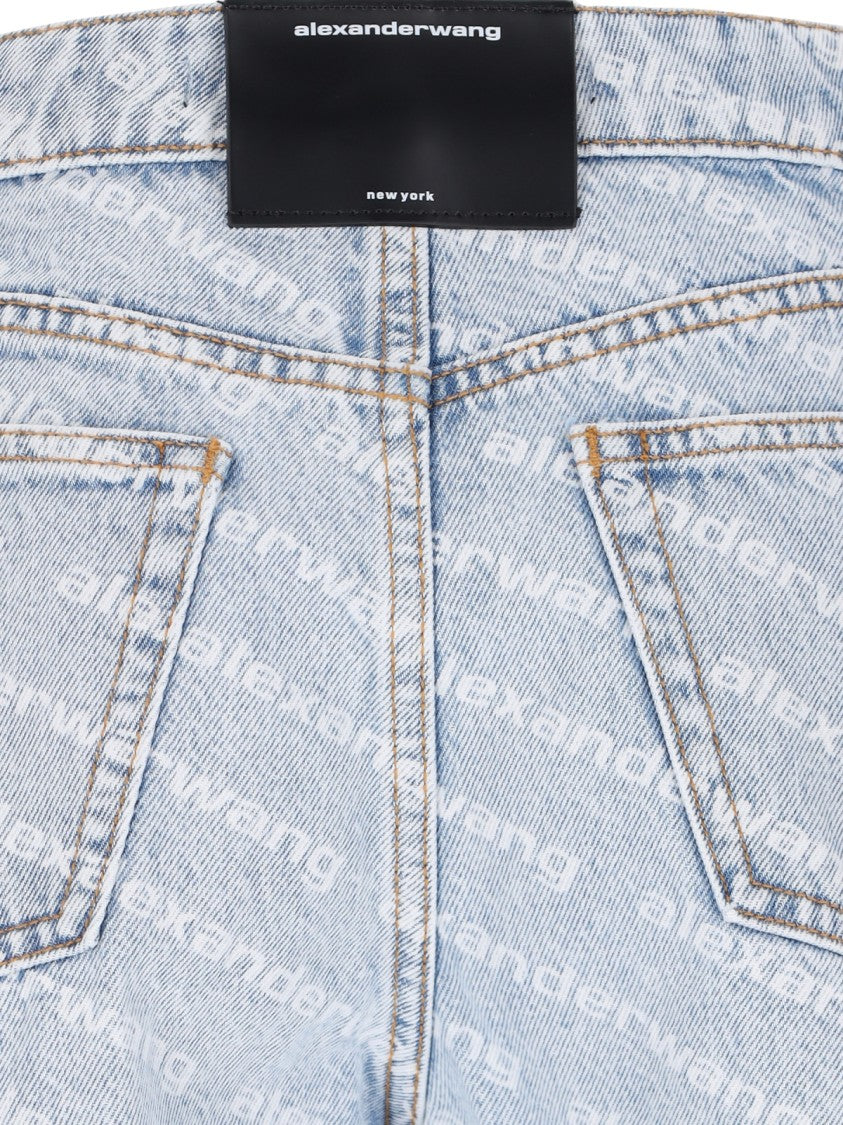 Alexander Wang Denim Shorts – Light Blue
