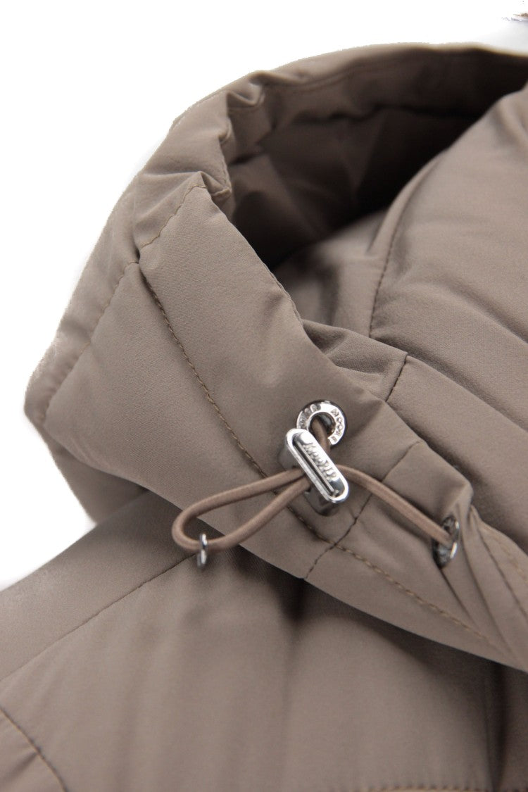 Moorer Double-Breasted Bi-Stretch Nylon Down Jacket Mod. Florio-Kn