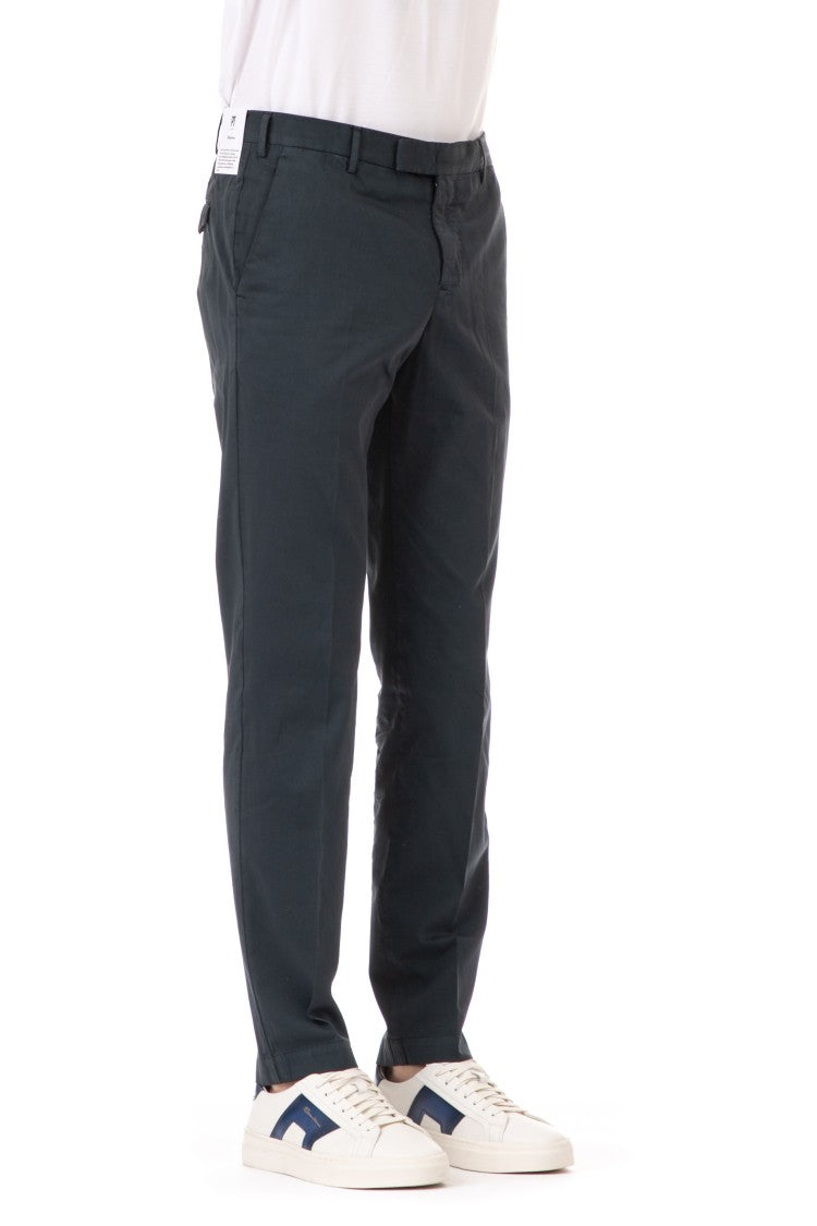 Pt Torino Cotton-Silk Master Fit Trousers
