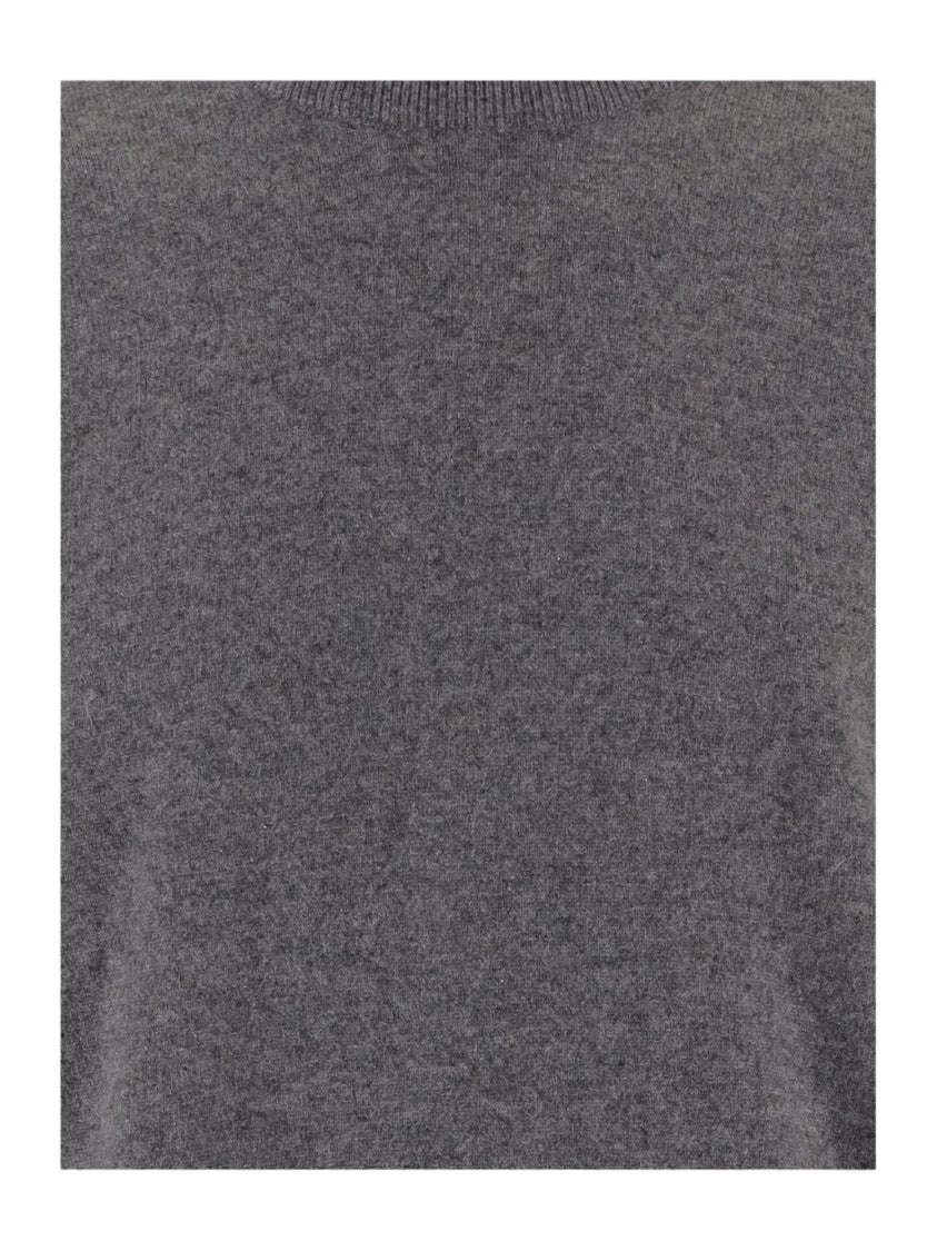 Vince Gray Classic Crew Neck Cashmere Sweater