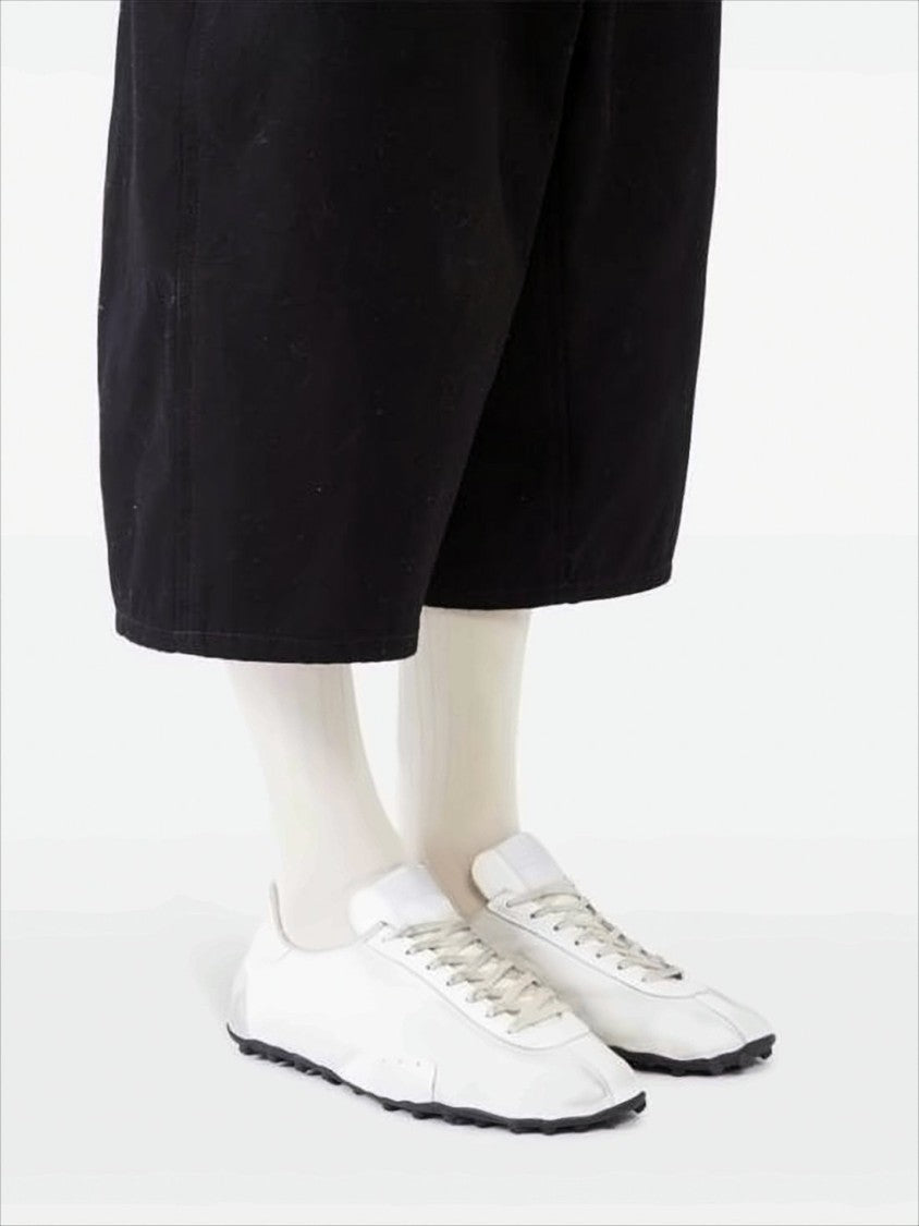 Maison Margiela Sleek Low-Profile Sneakers With Textured Suede Accents