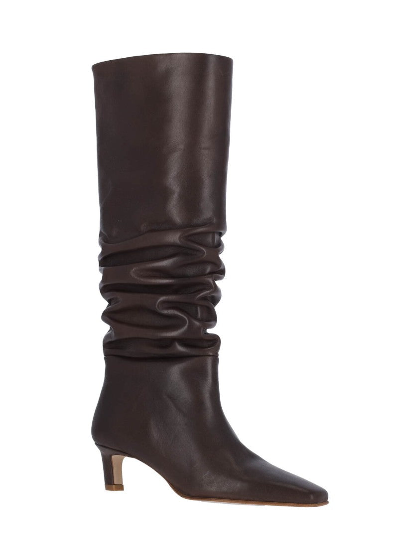 Alohas Black Kalila Calf Leather Boots