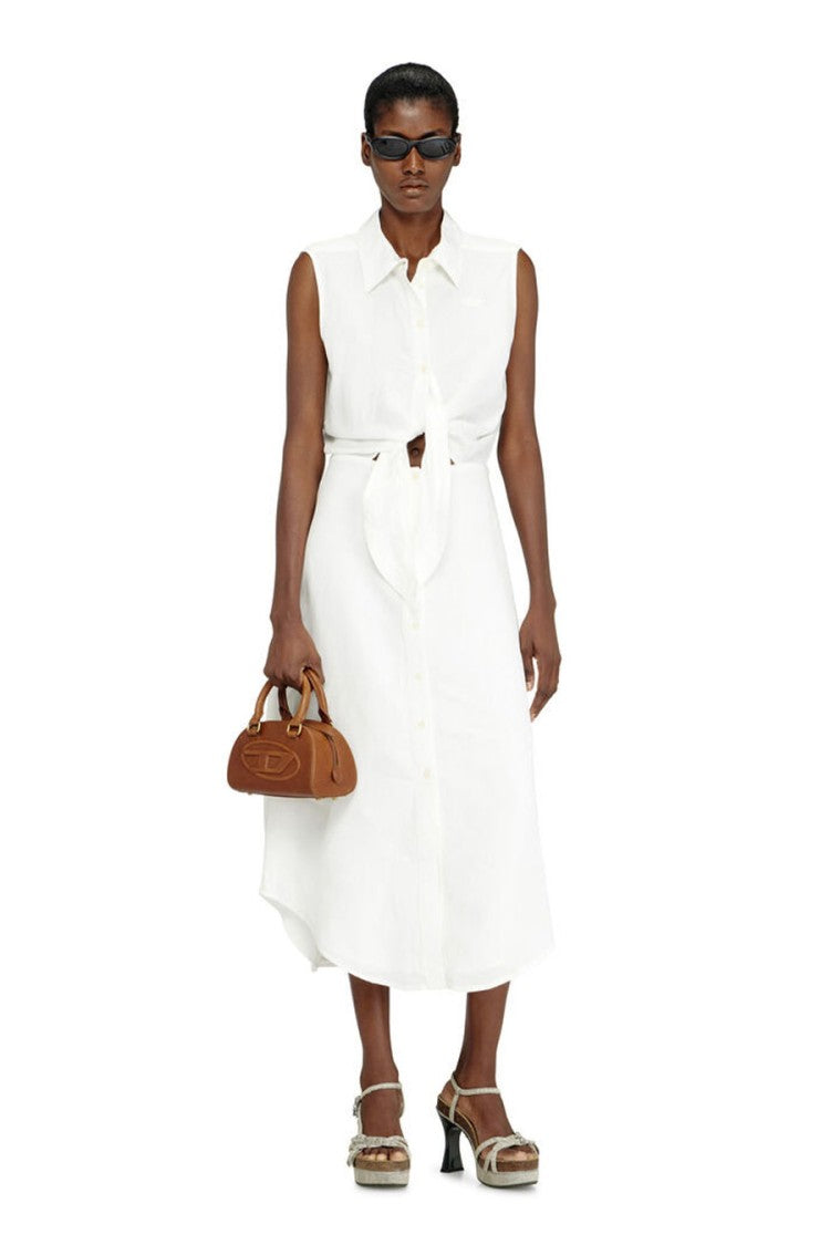 Diesel Multicolor Crepe Midi Dress
