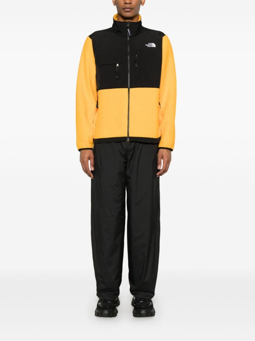 The North Face Panelled Fleece Jacket In Sunflower Yellow And Black