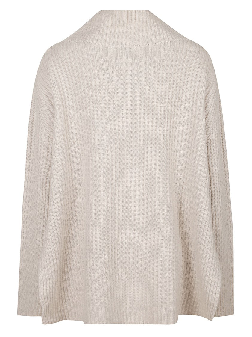 Le Kasha Sweater Woman Sides Open