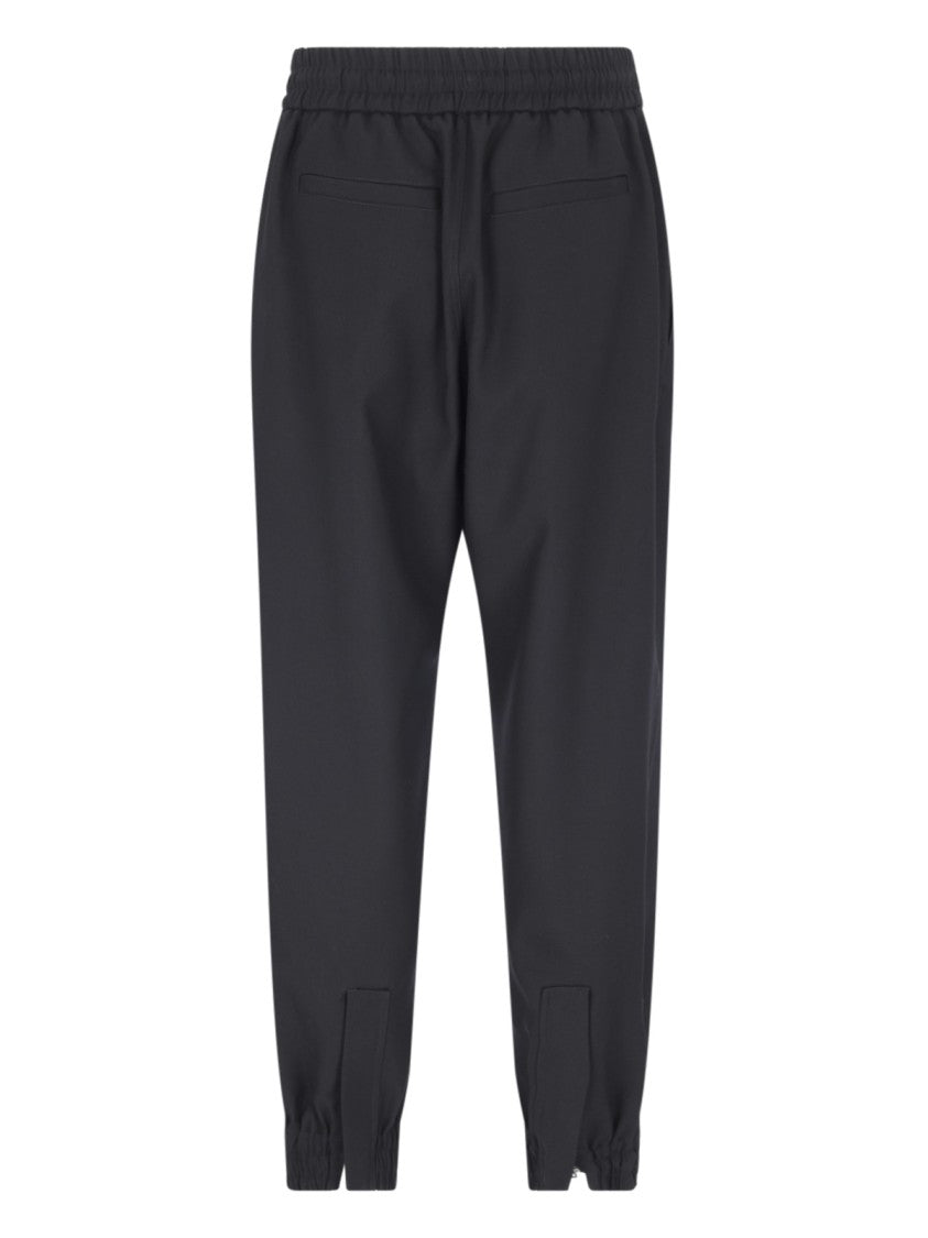 Alexander Mcqueen Tapered Black Cargo Pants