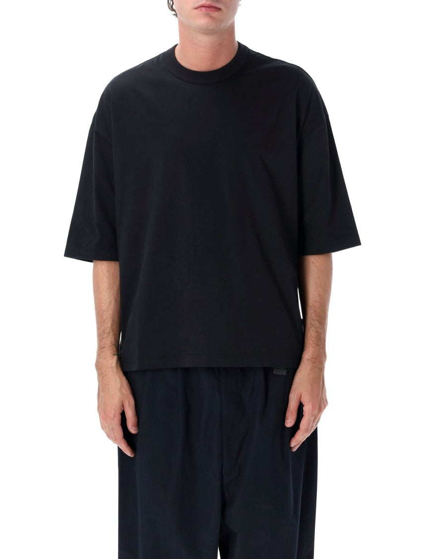Comme Des Garçons Black Boxy Crewneck Cotton T-Shirt