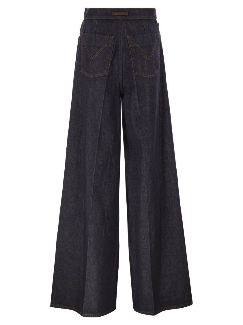 Max Mara Carmine Wide Leg Denim Jeans
