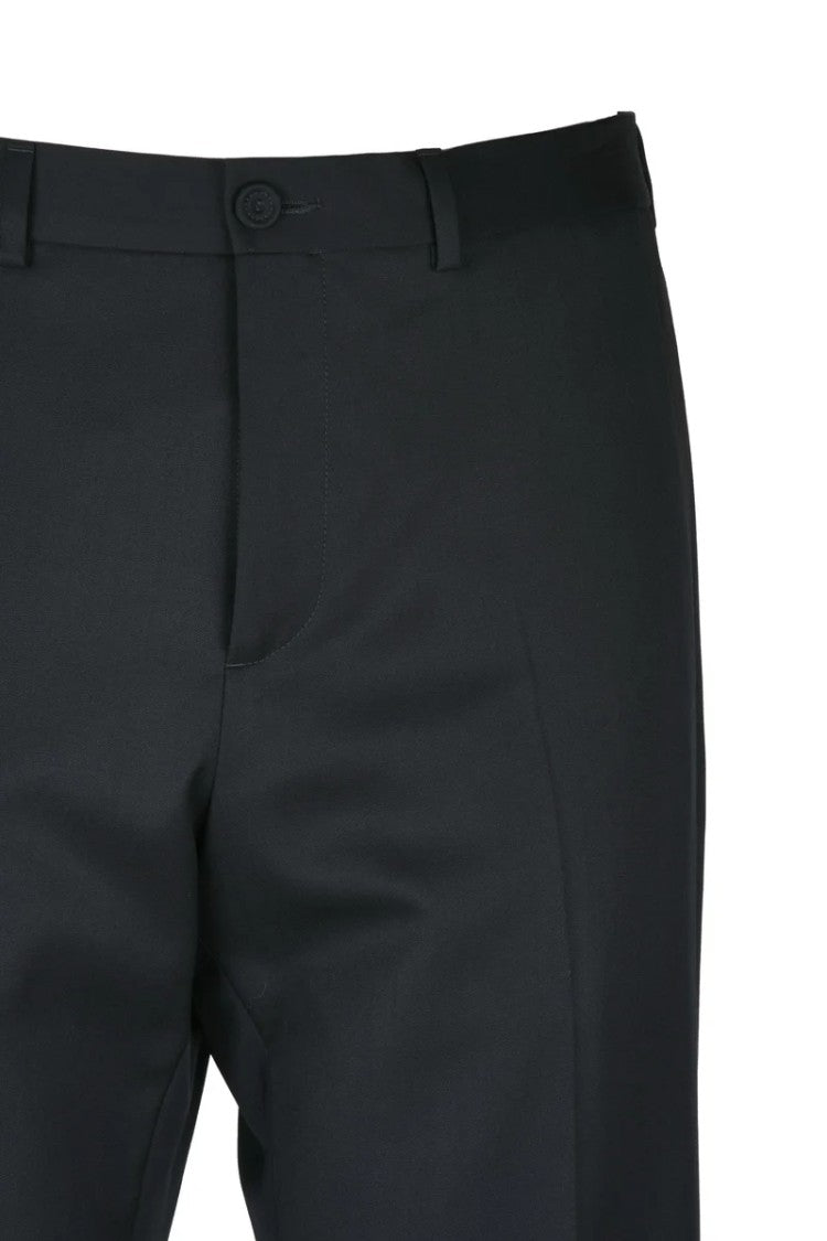 Dior Classic Virgin Wool Trousers - Blue
