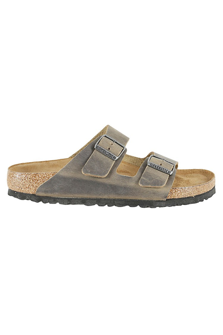 Birkenstock Arizona Sfb Two-Strap Suede Leather Sandal