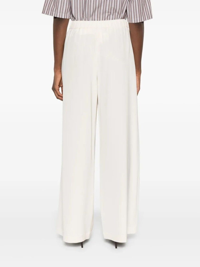 Max Mara Wide-Leg Silk Blend Pants