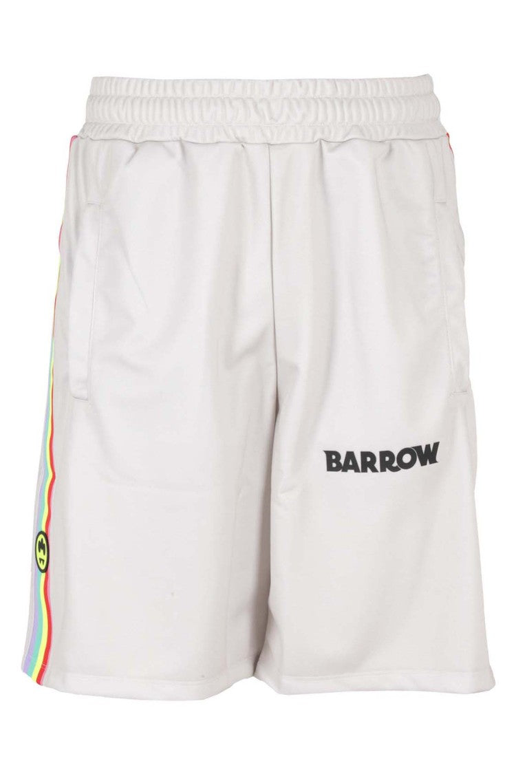 Barrow Beige Triacetate Bermuda Shorts