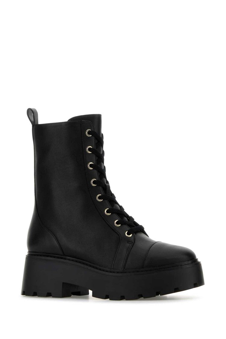 Michael Michael Kors Black Leather Blake Ankle Boots