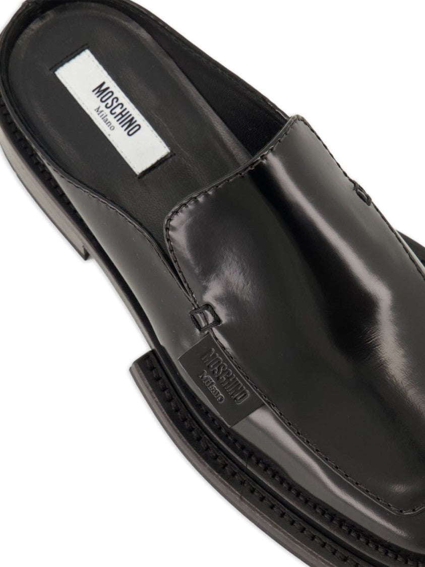 Moschino Slip-On Sandals With Round Toe