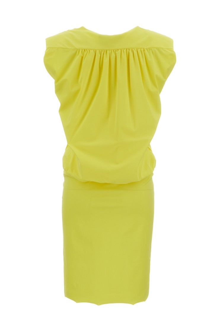 Irie' Flowing Yellow Dress With Elegant Silhouette