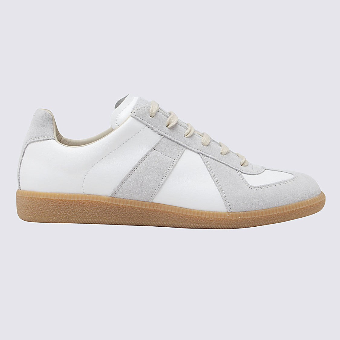 Maison Margiela White Leather Sneakers
