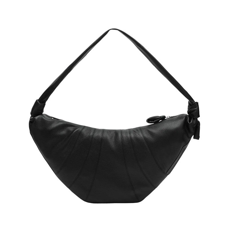 Lemaire Crescent-Shaped Shoulder Bag In Premium Soft Grained Leather