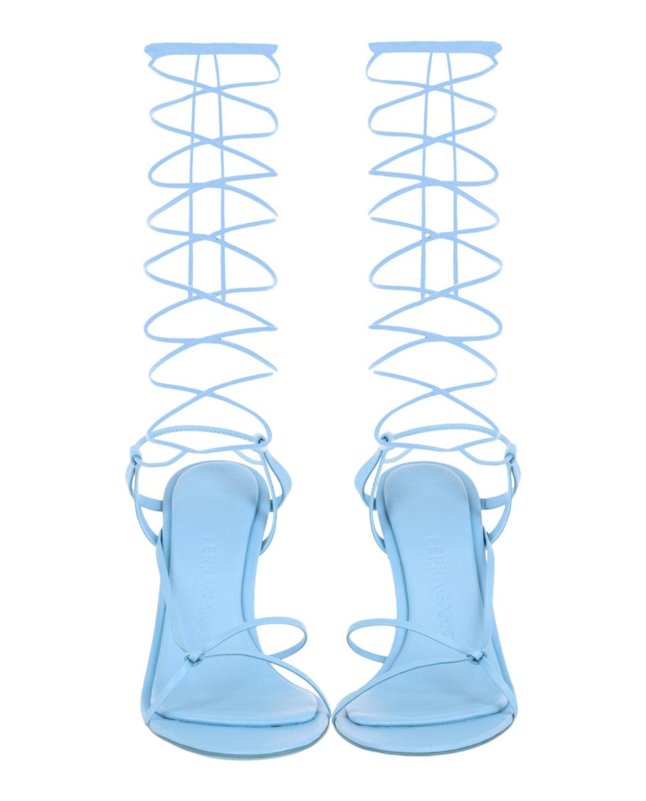 Ferragamo Azha X5 Wrap Tie Heels