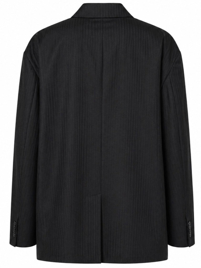 Acne Studios Deconstructed Jacket With Button Closure