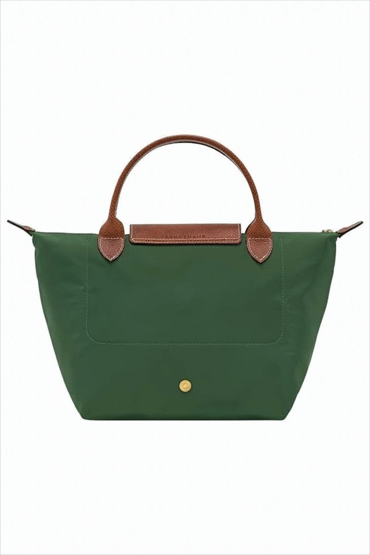 Longchamp Structured Deep Green Tote Bag