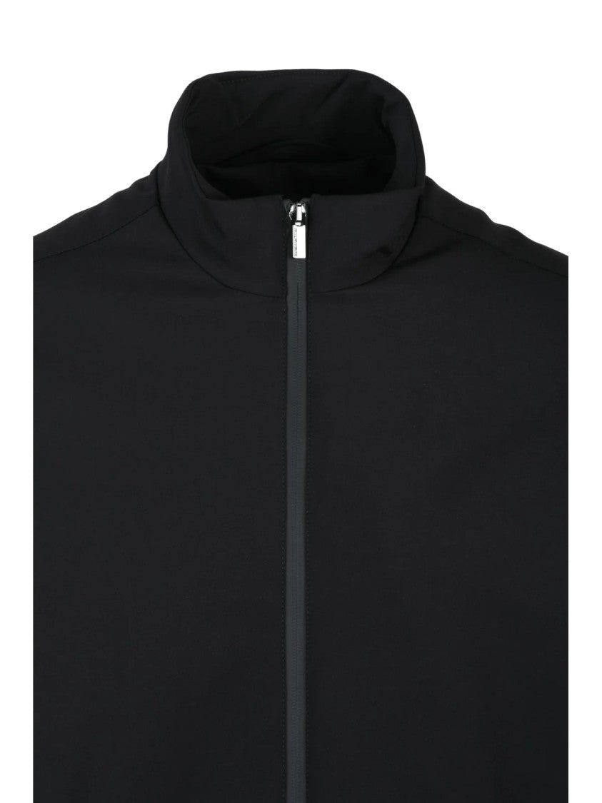 Paul & Shark Black Nylon Softshell Jacket
