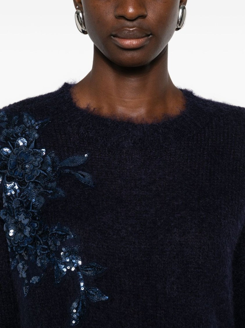 Blugirl Relaxed Fit Merino Wool Blend Sweater