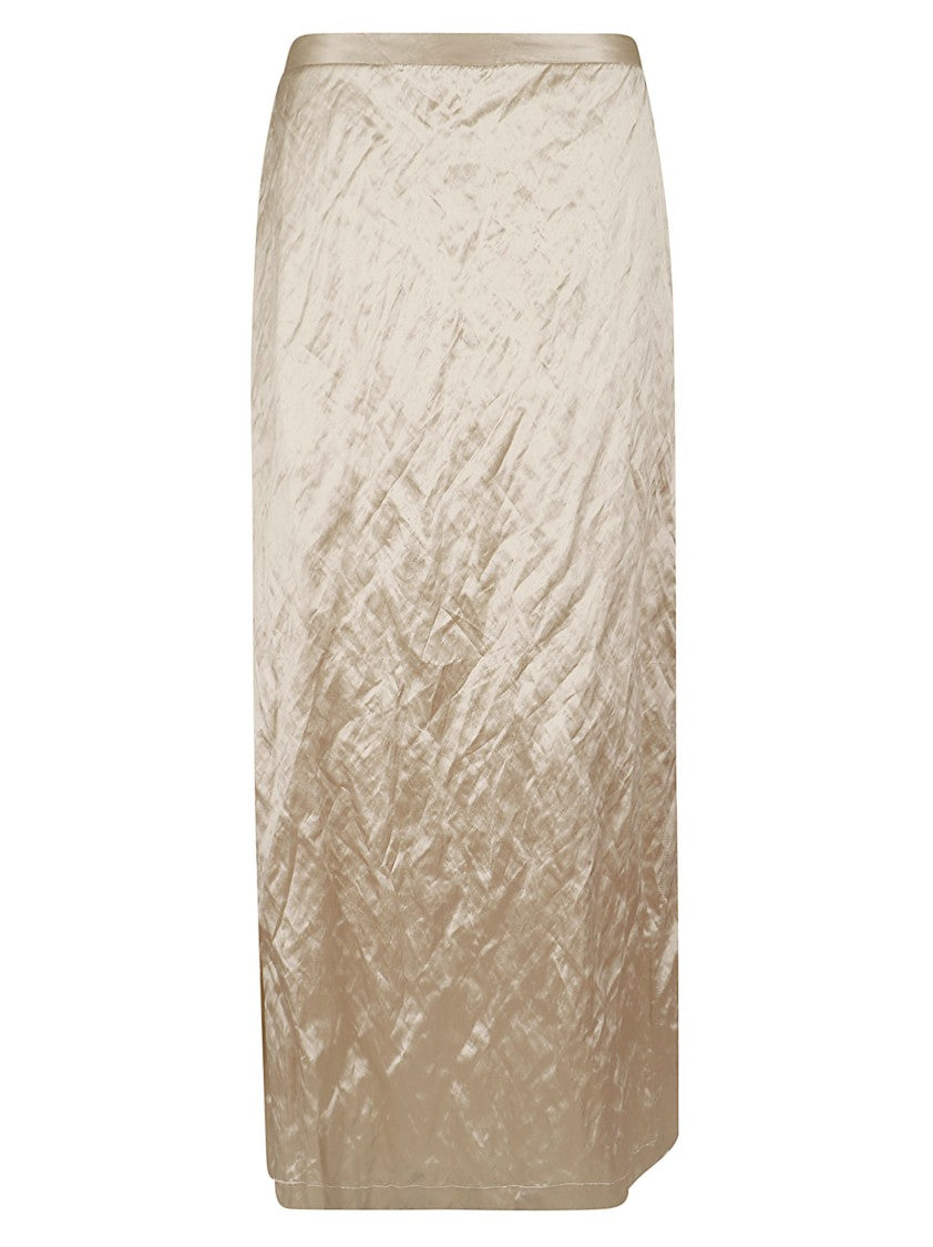 Antonelli Firenze Pencil Skirt With Crinkled Texture And Shiny Finish