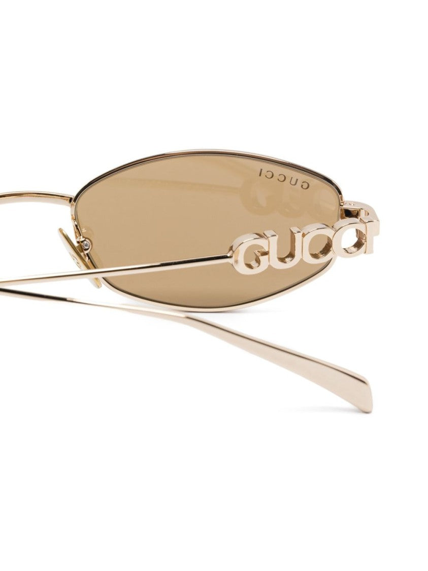 Gucci Oval Frame Sunglasses
