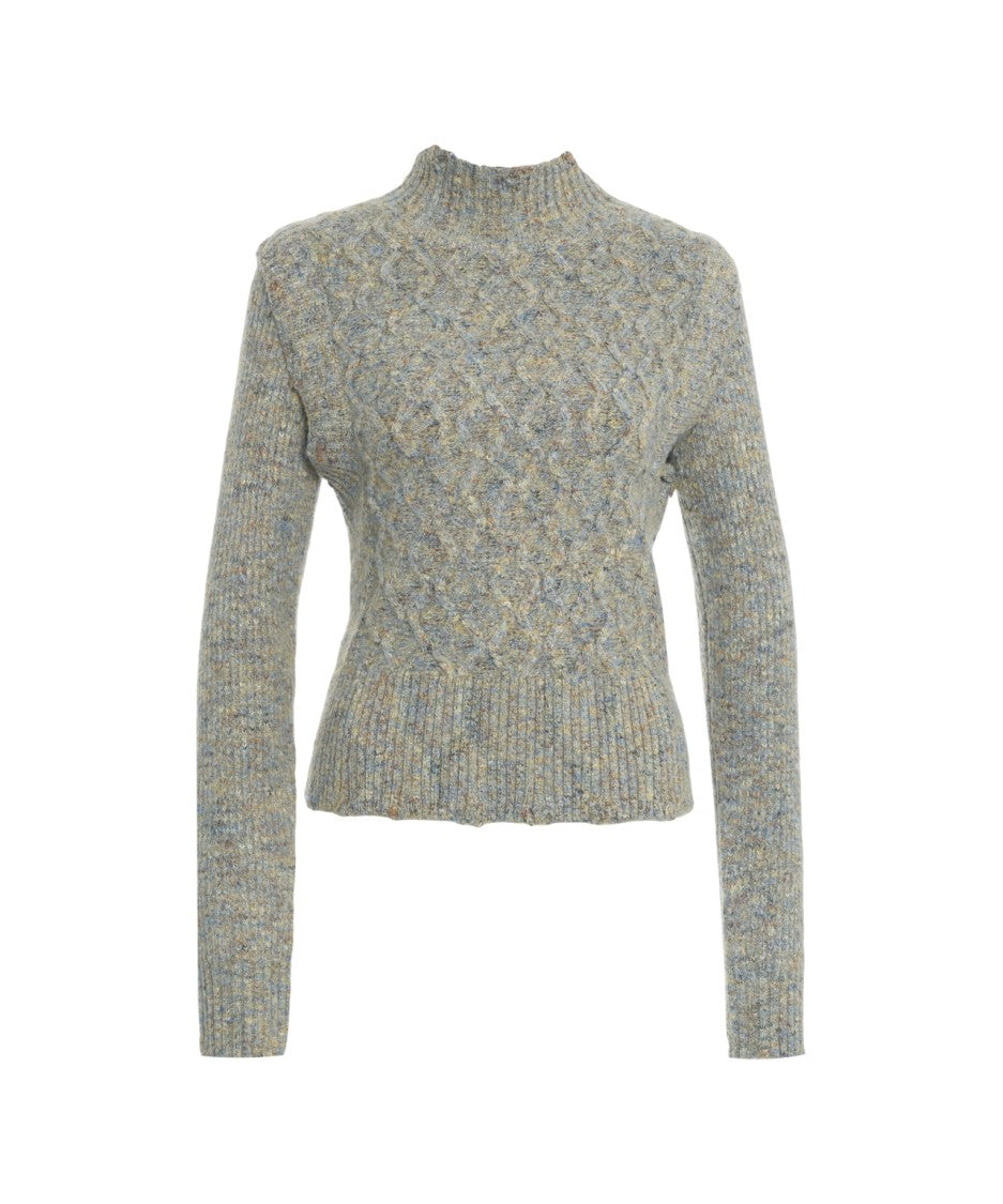 Pinko 'Proud Mary' Cable-Knit Sweater