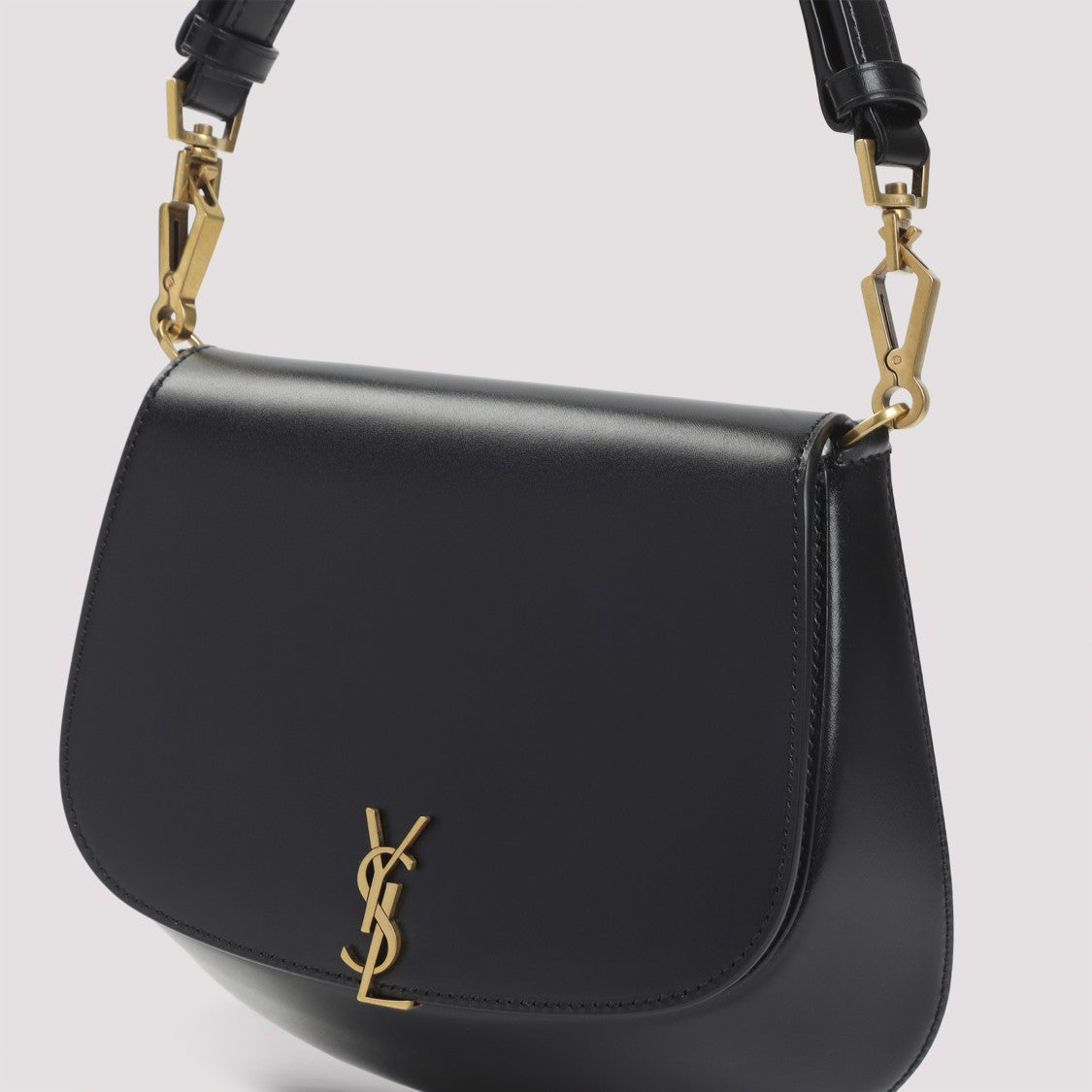Saint Laurent Voltaire Black Leather Shoulder Bag