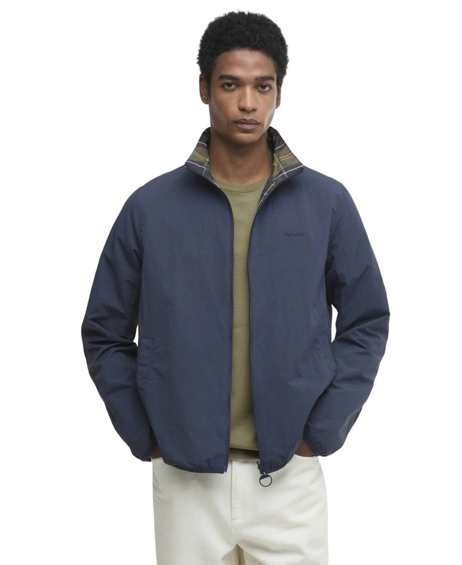 Barbour Navy Blue Reversible Polyamide Jacket