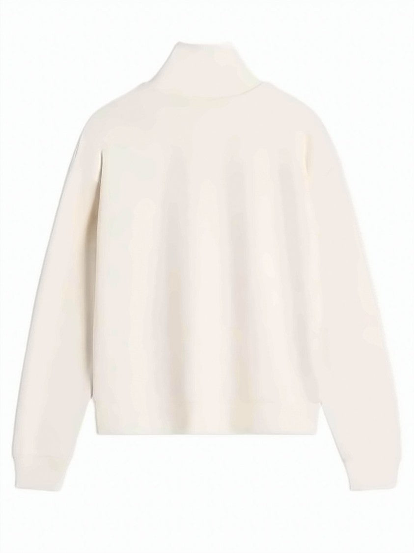 Maison Kitsuné Double Bold Fox Head Half Zip Comfort Sweatshirt