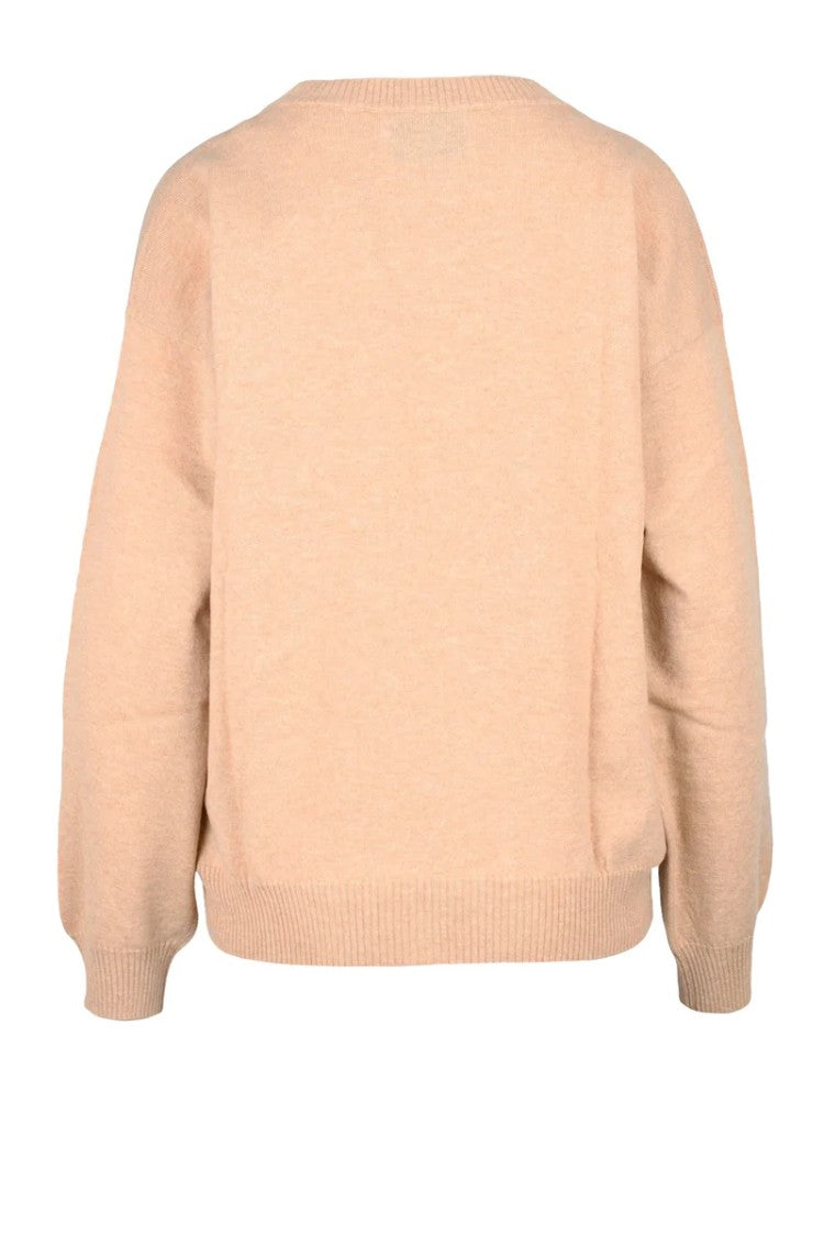 Ballantyne Crew Neck Sweater Wool Beige