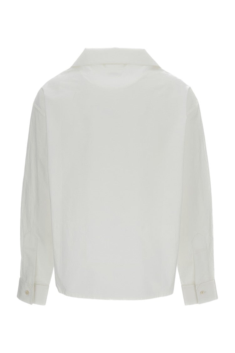 Bode New York White Cotton Maze Long Sleeve Shirt