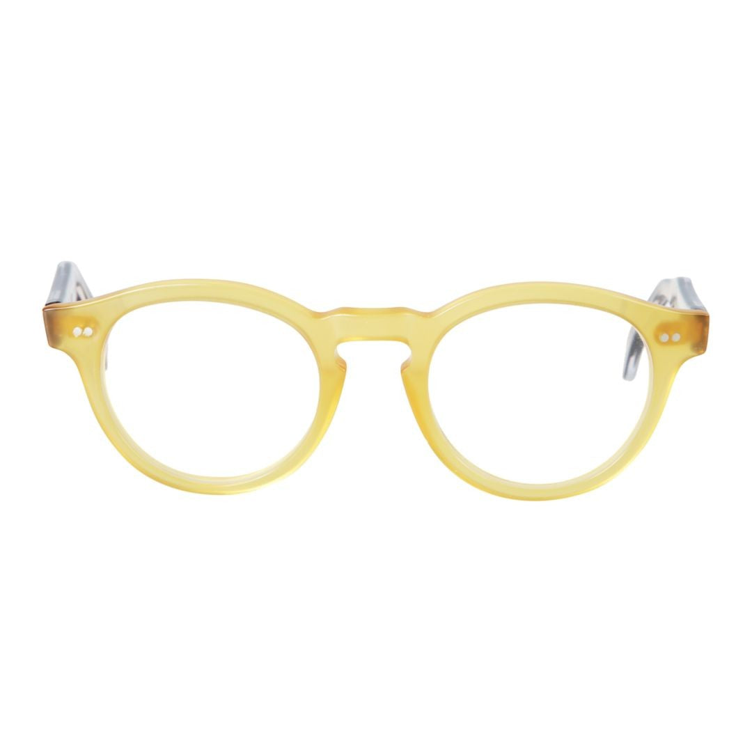 Kador Tony Round Frame Two-Tone Eyeglasses With Vintage Inspiration