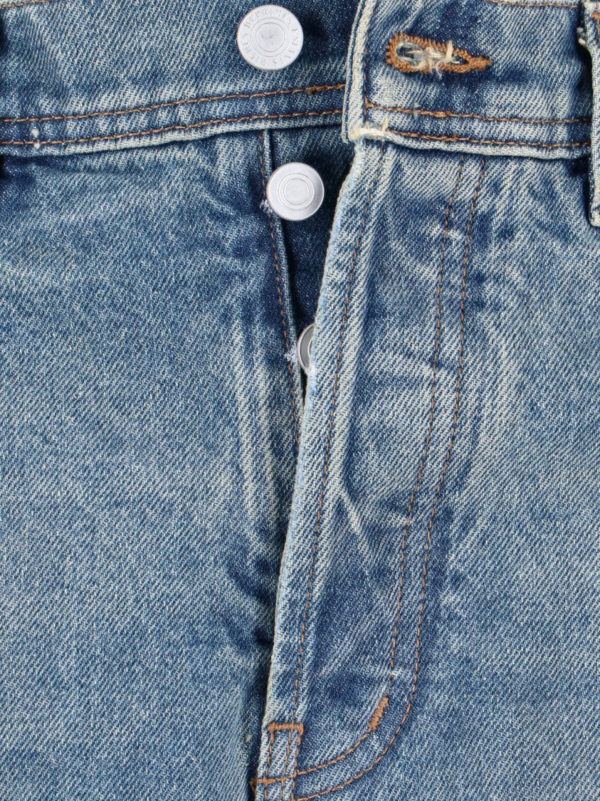 Enfants Riches Déprimés Palazzo Jeans, In Light Blue Denim