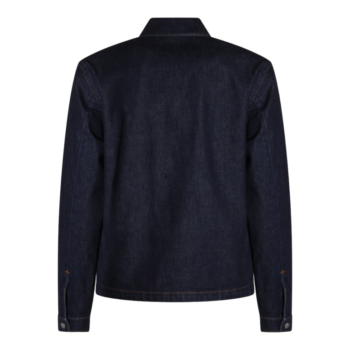 Stone Island Structured Black Jacket With High Collar And Zipper Closure