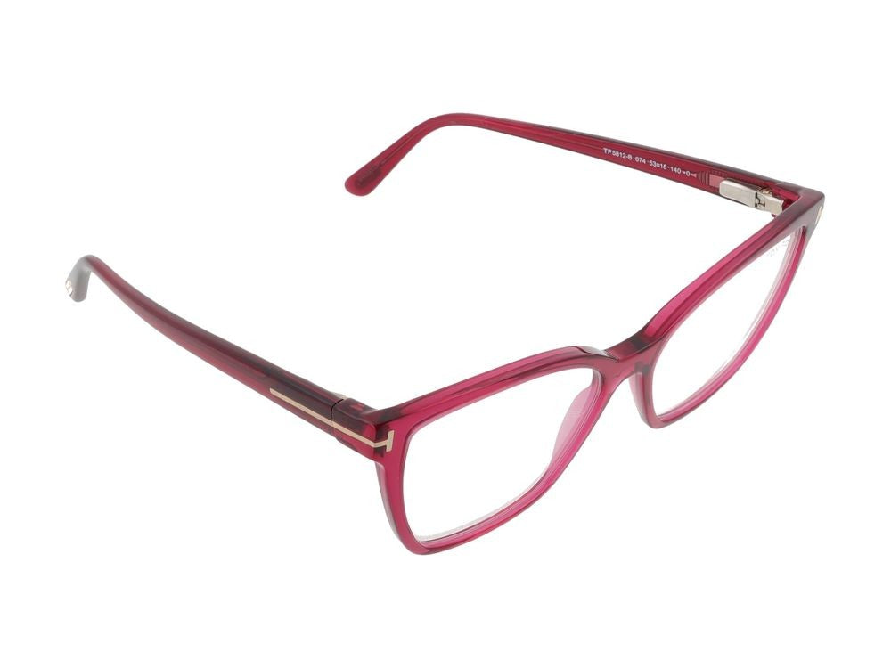 Tom Ford Ft5812-B Injected Rectangular Glasses