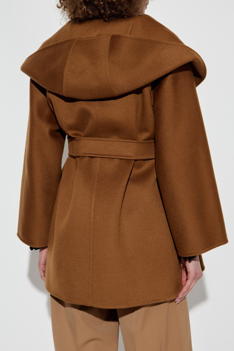 Max Mara Ocroma' Cashmere Coat With Hood