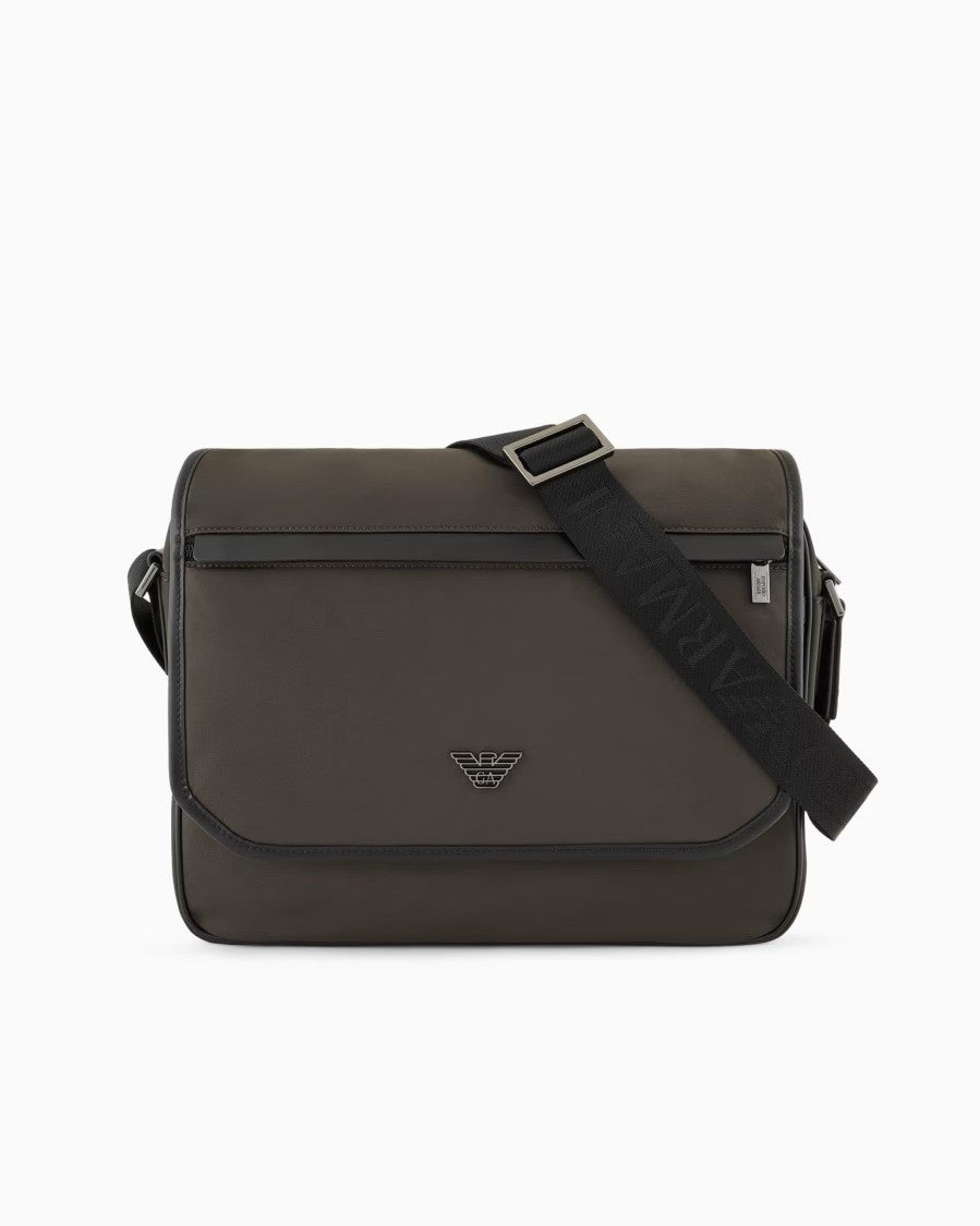 Emporio Armani Military Green Messenger Bag