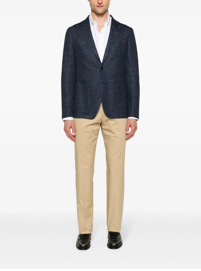 Lardini Beige Formal Trousers