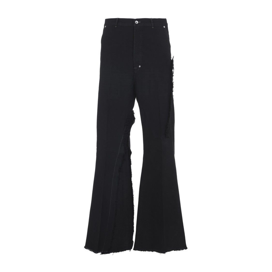 Rick Owens Joris Black Cotton Pants