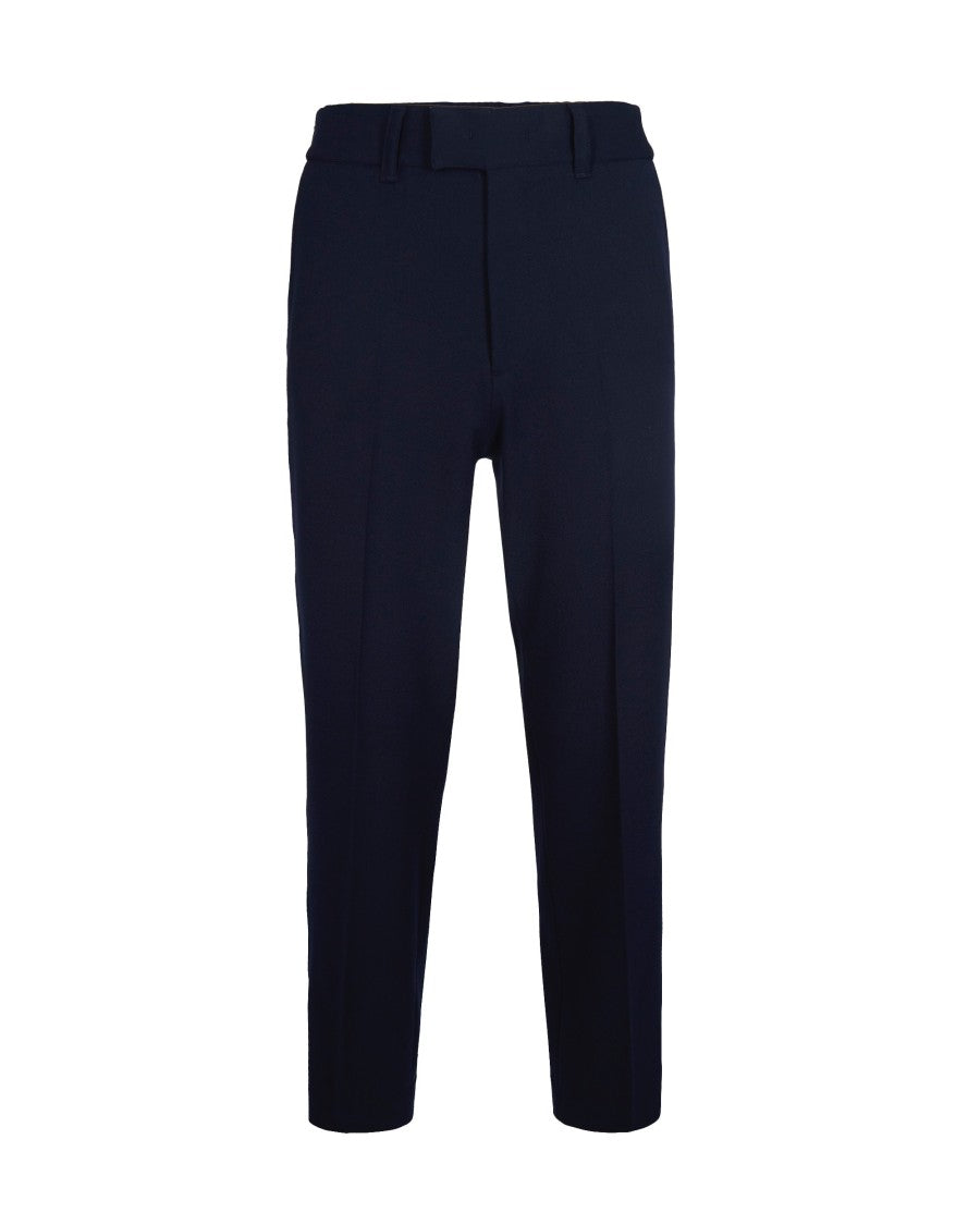 Paolo Pecora Blue Stretch Trousers