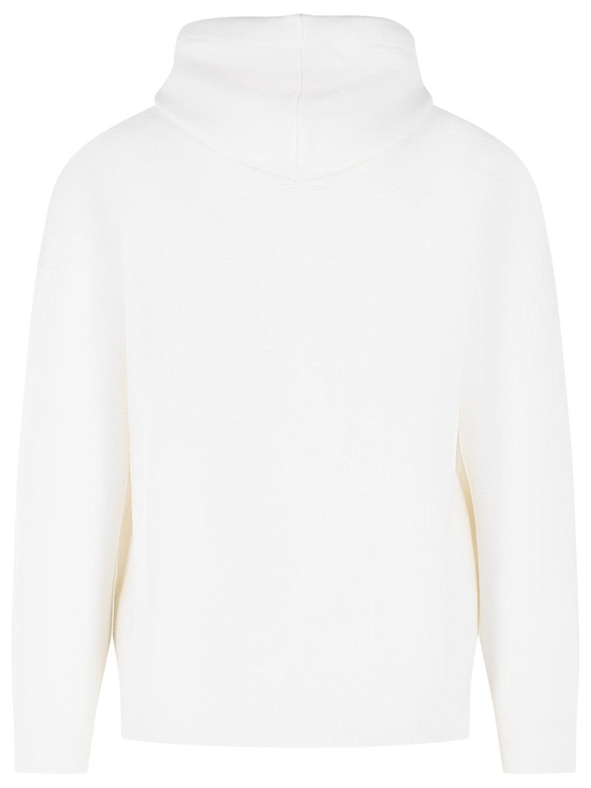C.P. Company White Wool Blend Sweater